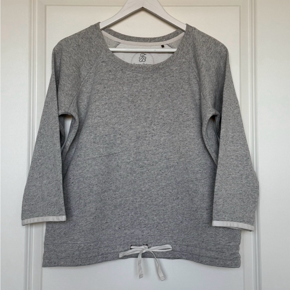 Tommy Bahama Women’s Sparkle French Terry Crewneck Sweatshirt - Gray - M